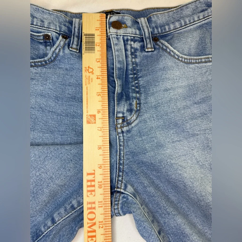 J.‎ Crew Light Blue Essential Straight Leg Jeans Raw Hem